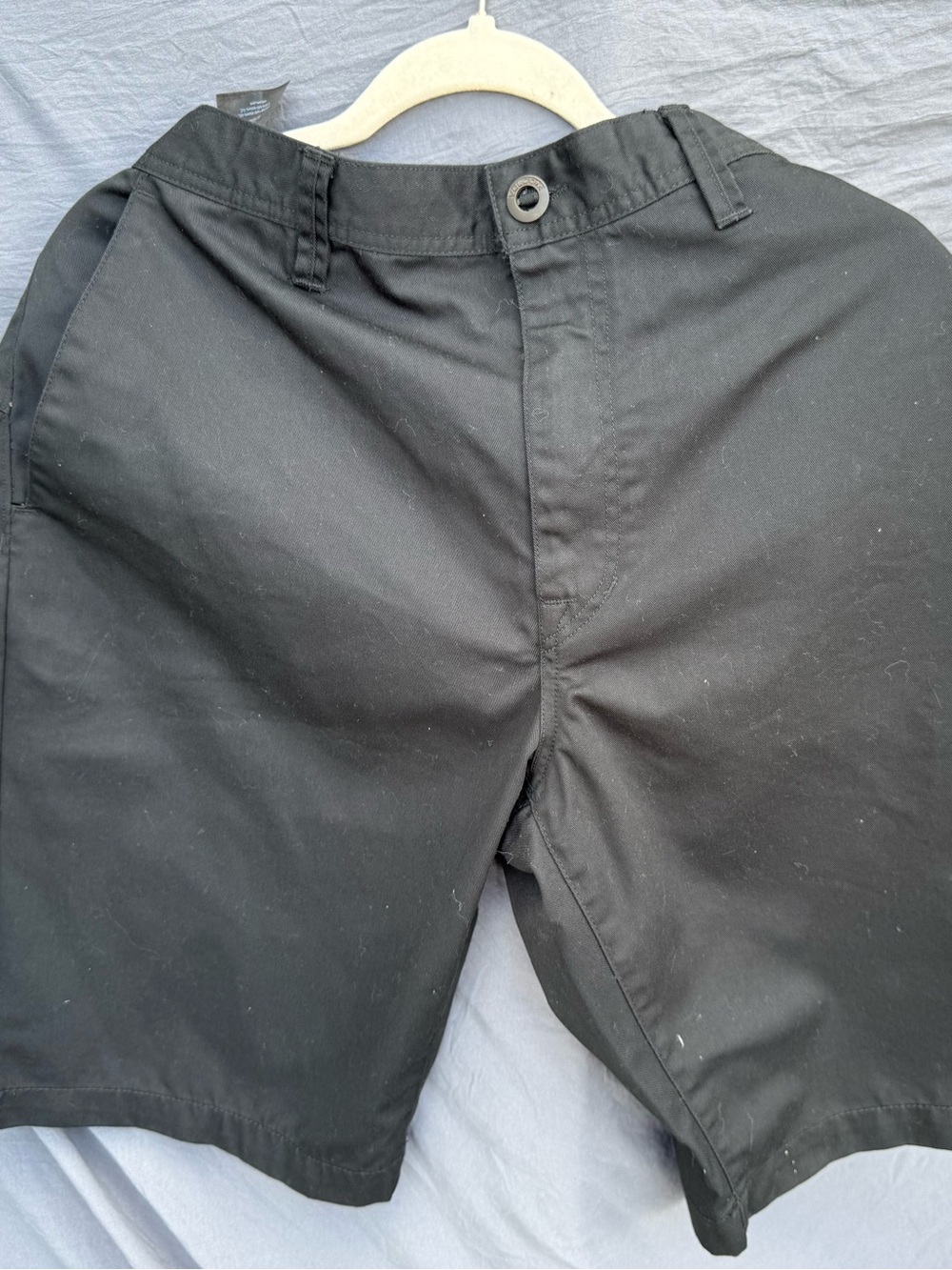 Volcom Men's Black Flat Front Shorts